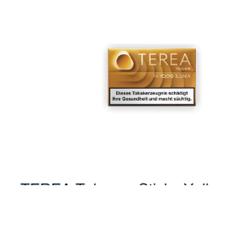 TEREA Tobacco Sticks Yellow 20er – Produktabbildung