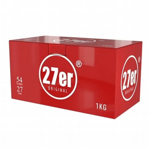 Wasserpfeifenkohle Kokossnuss 27er Original 1kg – Einzelpackung – Produktabbildung