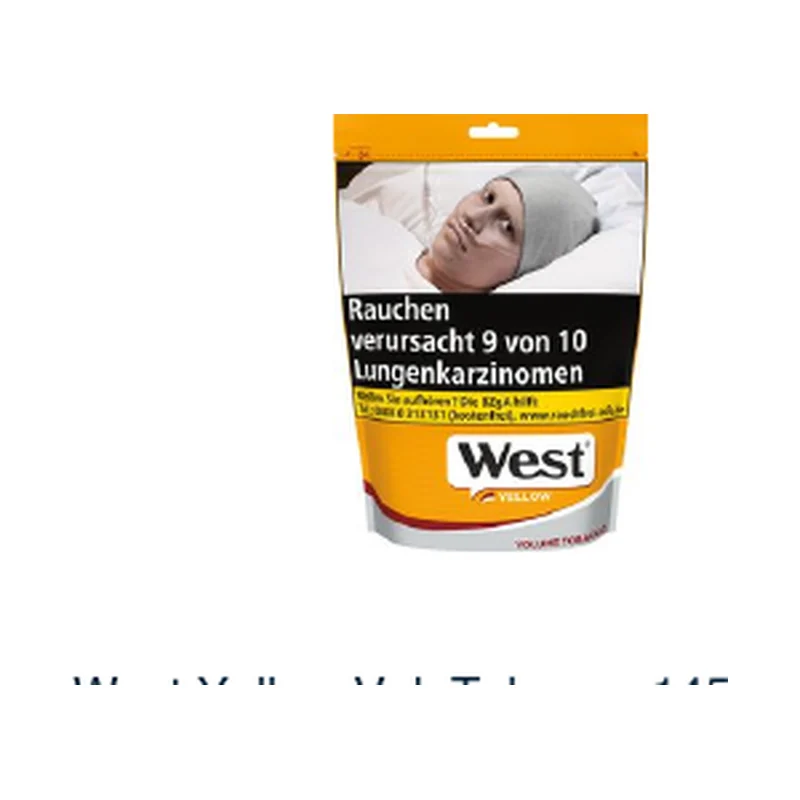 West Yellow Vol. Tobacco 145g – Produktabbildung