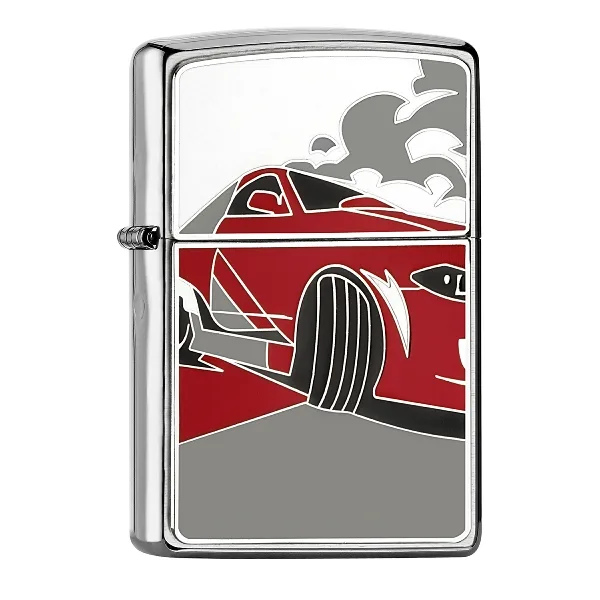 ZIPPO chrom gebürstet Racing Car 2008027 – Produktabbildung