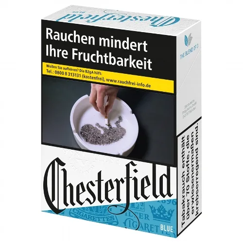 CHESTERFIELD Blue XL-Box (8x26) Limited Edition – Produktabbildung