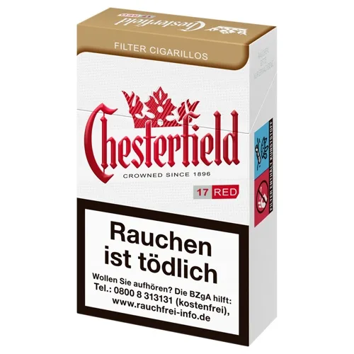 CHESTERFIELD Red King Size Filter Cigarillos (10) – Produktabbildung