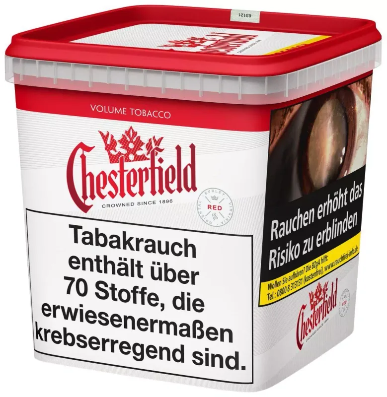CHESTERFIELD Volume Tobacco Red – Produktabbildung