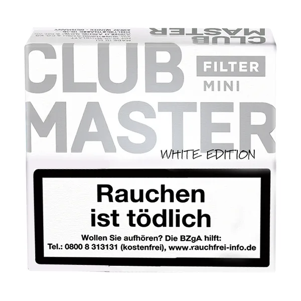 CLUBMASTER Mini Filter White Edition – Produktabbildung