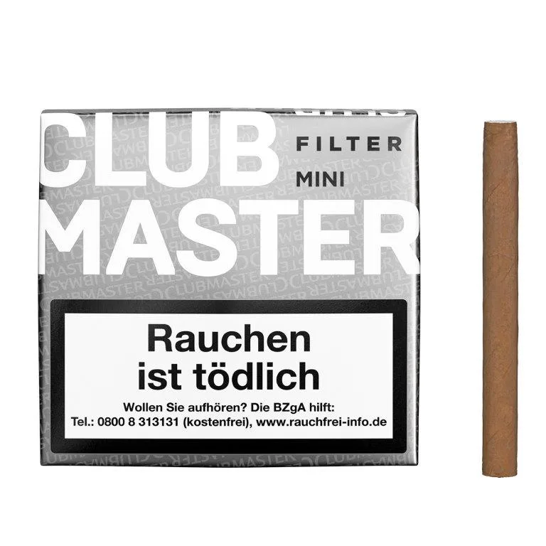 CLUBMASTER Mini Filter White – Produktabbildung