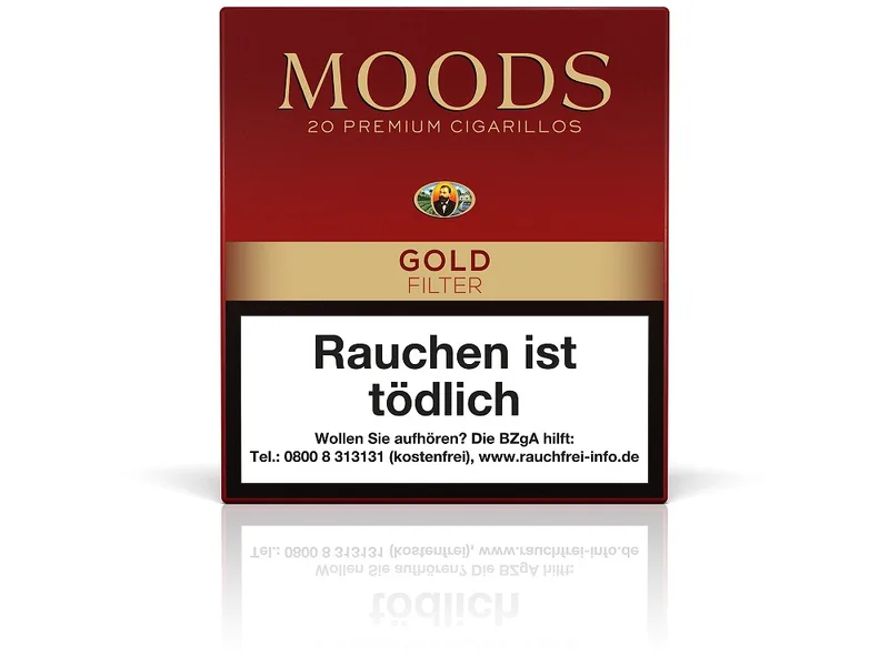Dannemann Moods Golden Taste Filter – Produktabbildung