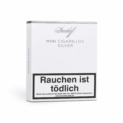 DAVIDOFF Machine-made Mini Cigarillos Silver – Produktabbildung