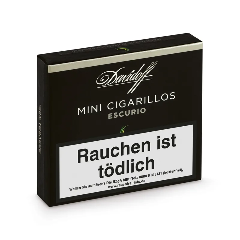 DAVIDOFF Mini Cigarillos Escurio – Produktabbildung