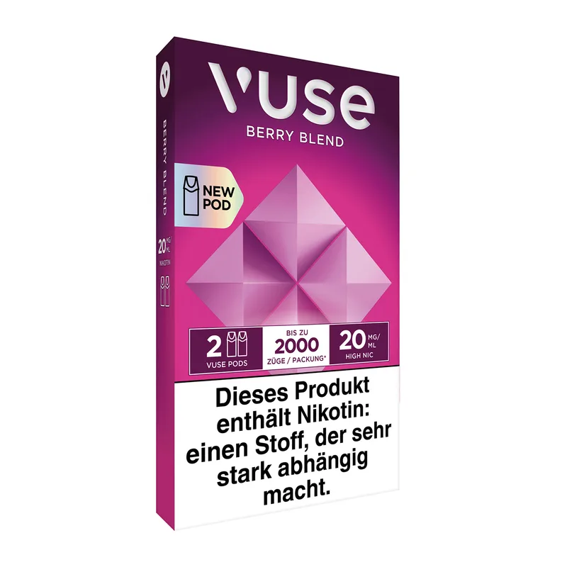 E-Kartusche VUSE Pod Lemon Berry 20mg 2 Caps – Produktabbildung