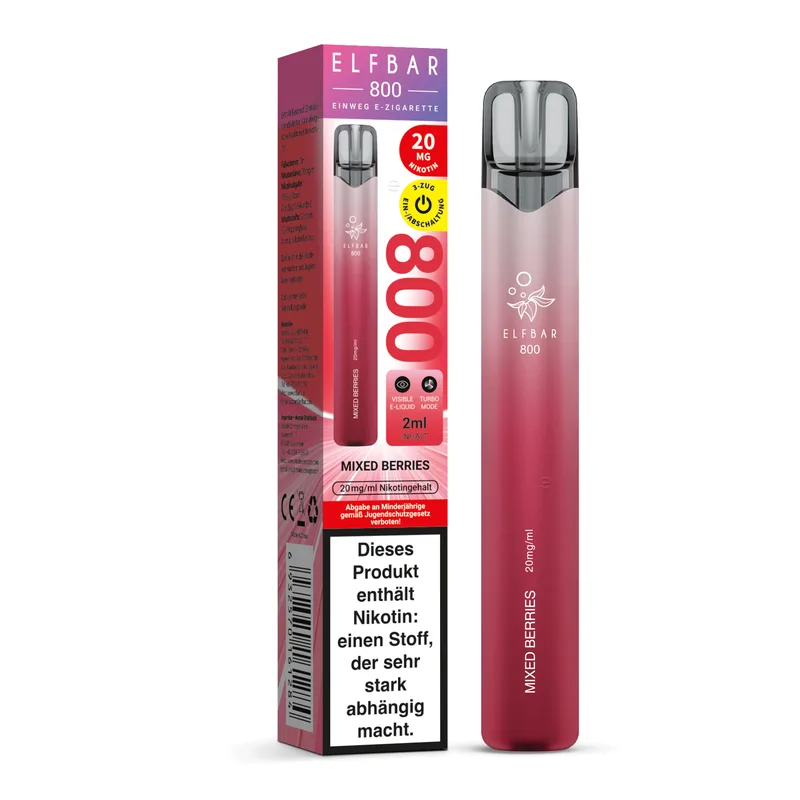 Elfbar 800 Einweg E-Shisha 20mg - Mixed Berries – Produktabbildung