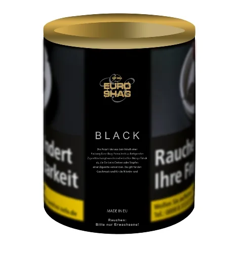 EURO SHAG Black (Zware) – Produktabbildung