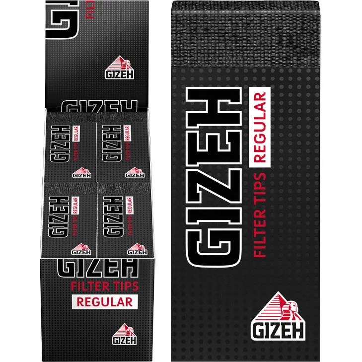 GIZEH Black Filter Tips regula – Produktabbildung