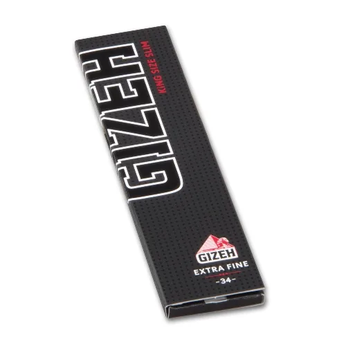 GIZEH Black King Size Slim 25x34 – Produktabbildung