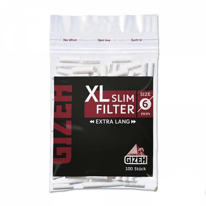 GIZEH Black XL Slim Filter 20x100 – Produktabbildung