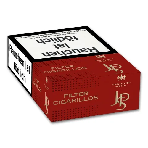 JPS Red Filter Cigarillos Naturdeckblatt (10) – Produktabbildung