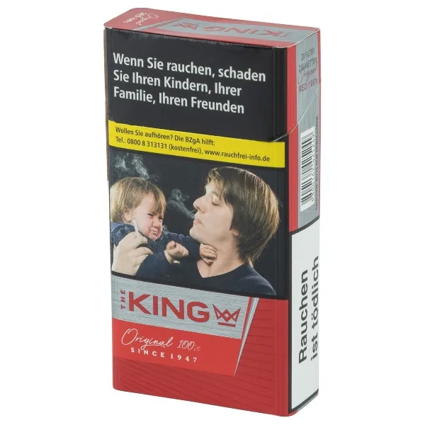 KING Red 100's Long Size (10x20) – Produktabbildung