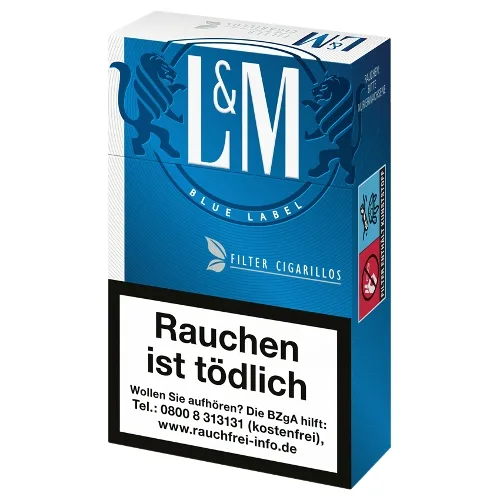 L&M Filter Cigarillos Tobacco Blue Label (10) – Produktabbildung