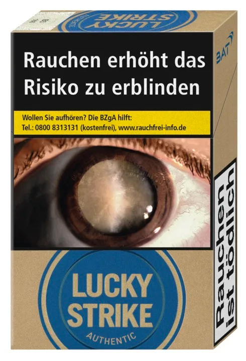 LUCKY STRIKE Authentic Blue (10x20) – Produktabbildung