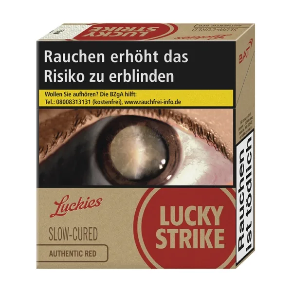 LUCKY STRIKE Authentic Red Giga (12x22) – Produktabbildung