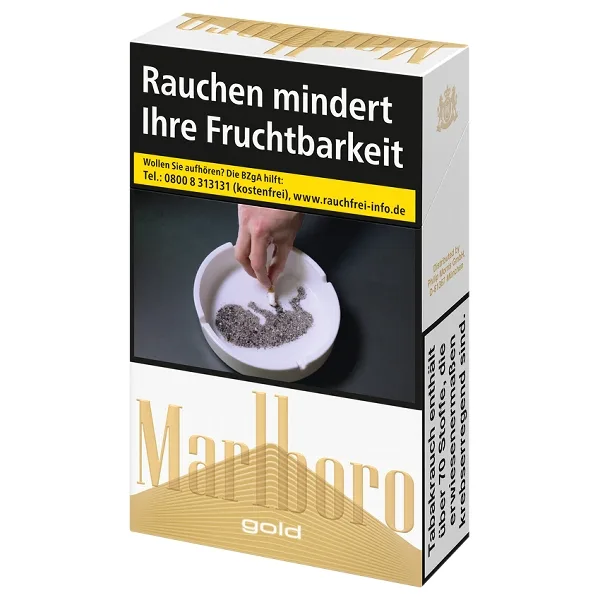 MARLBORO Gold Automatenpackung XL-Box (20x20) – Produktabbildung
