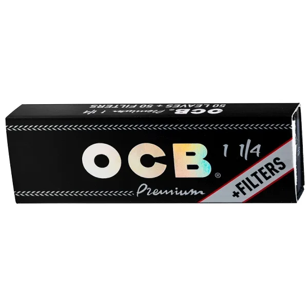 OCB Schwarz Premium 1 1/4 24x50+Tips – Produktabbildung