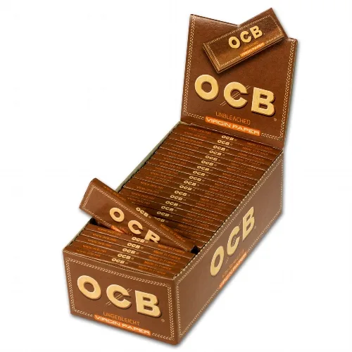 OCB Unbleached 50 Blatt Virgin Paper – Produktabbildung