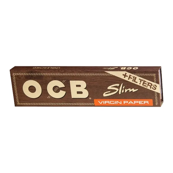 OCB Unbleached Long Slim Virgin +Tips 32x32 – Produktabbildung