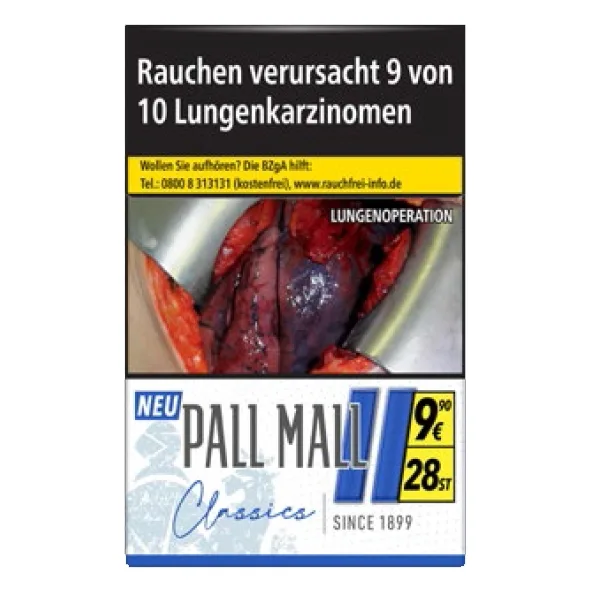 PALL MALL Classics Blue Super (8x28) – Produktabbildung