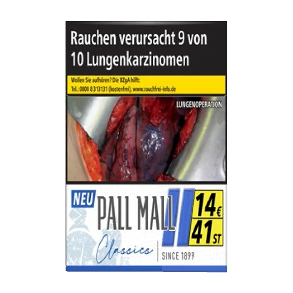 PALL MALL Classics Blue (6x41) – Produktabbildung