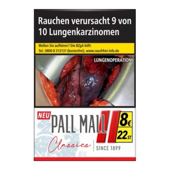 PALL MALL Classics Red XXL (12x22) – Produktabbildung
