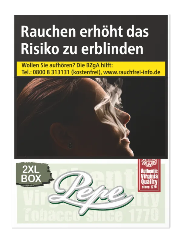 PEPE Fine Green 2XL-Box (8x30) – Produktabbildung