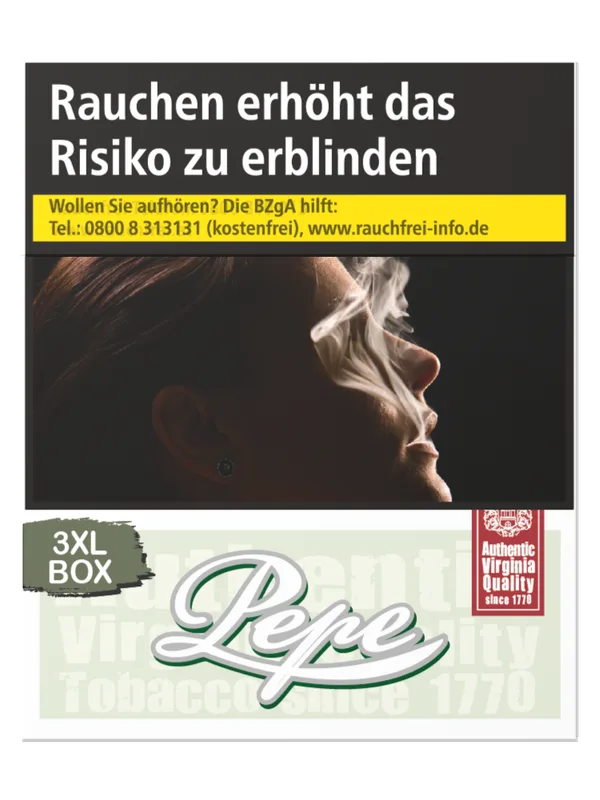 PEPE Fine Green 3XL-Box (4x40) – Produktabbildung