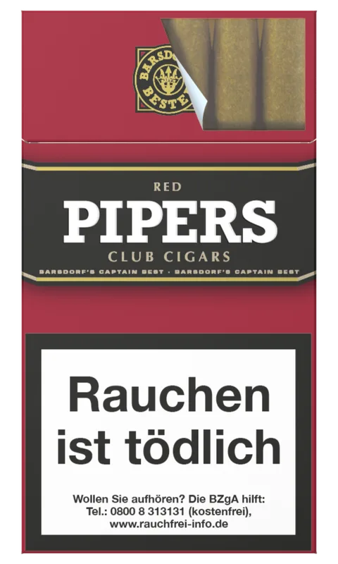 PIPERS Little Cigars Cherry/Red (10) – Produktabbildung