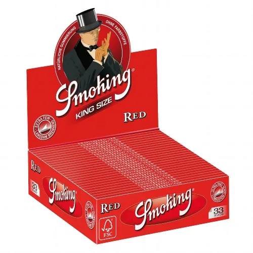 SMOKING King Size Red 50 x 33 – Produktabbildung