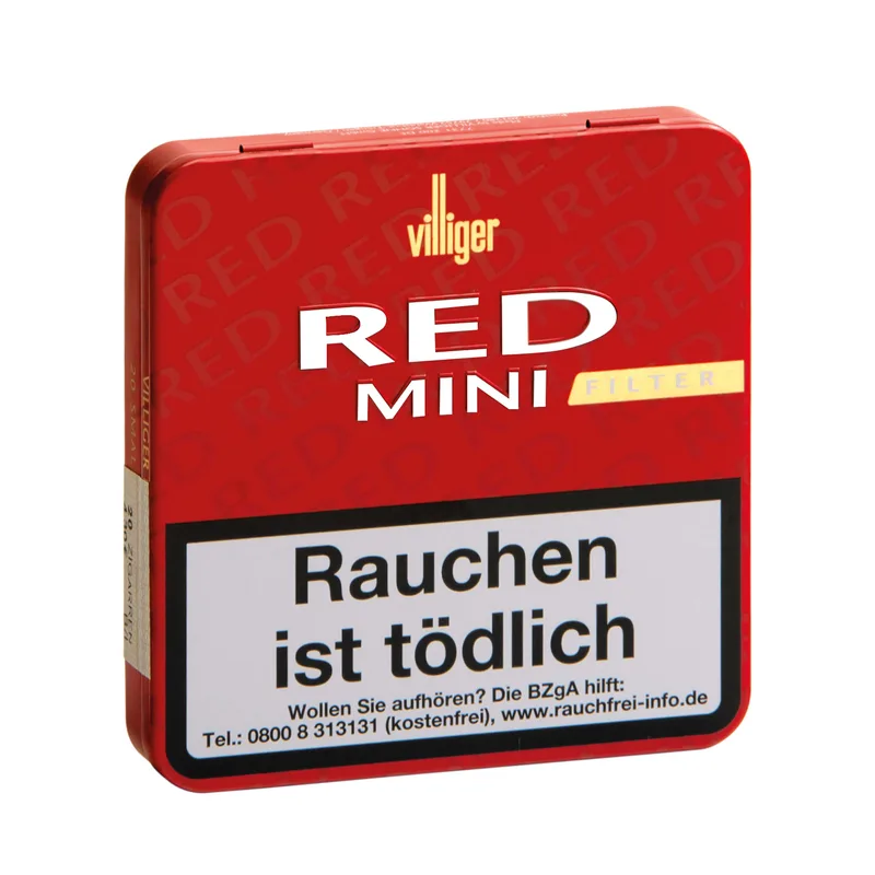 VILLIGER Red Mini Filter (Vanilla) – Produktabbildung