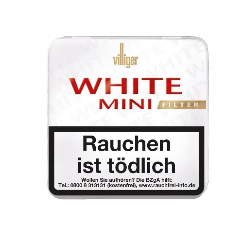 VILLIGER White Mini Smooth Sumatra Filter – Produktabbildung